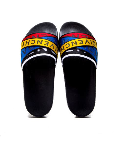 givenchy slides flat multicolor|givenchy slides cheap.